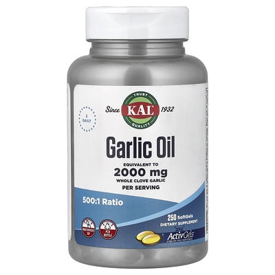Масло чеснока KAL 250 SoftGels