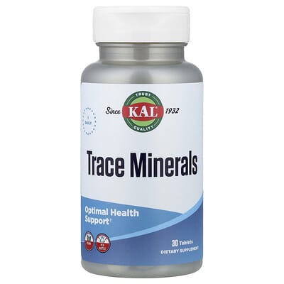 Trace Minerals, 30 таблеток