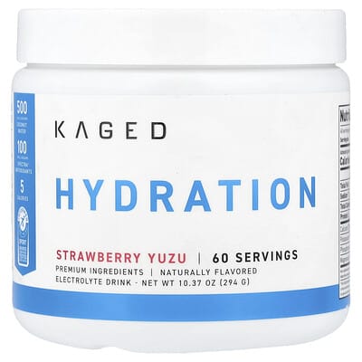 Hydration, клубника-юзу, 10.37 oz (294 g)
