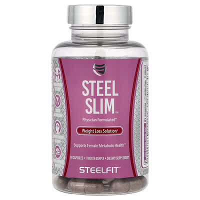 Steel Slim™, Weight Loss Solution, 90 Capsules