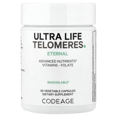 Codeage Ultra Life Telomeres, 90 вегетарианских капсул