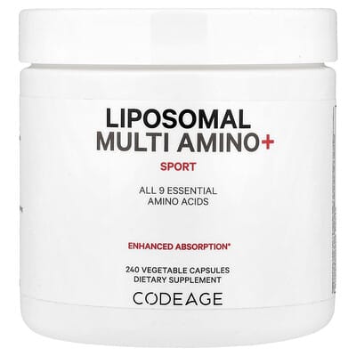 Liposomal Multi Amino+, Sport, 240 Vegetable Capsules