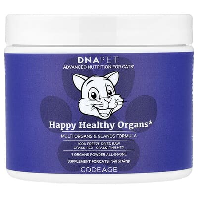 DNA Pet, Happy Healthy Organs, Multi Organs & Glands Formula, For Cats, 1.48 oz (42 g)