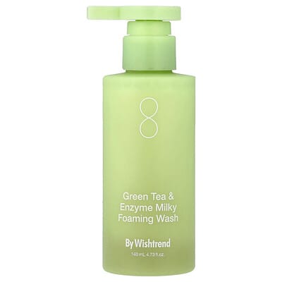 Green Tea & Enzyme Milky Foaming Wash, 4.73 fl oz (140 ml)
