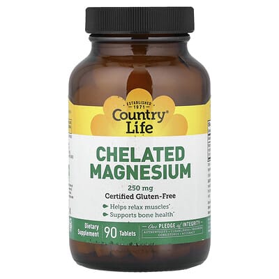 Chelated Magnesium , 250 mg , 90 Tablets