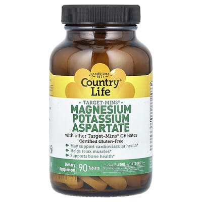 Target-Mins® , Magnesium, Potassium, Aspartate, 90 Tablets