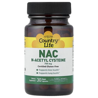 NAC, 750 mg, 30 Vegan Capsules
