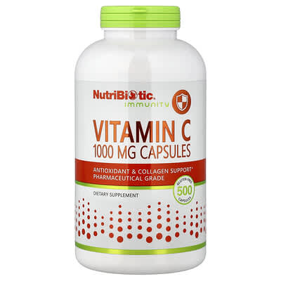 Immunity, Витамин C, 1,000 mg, 500 капсул