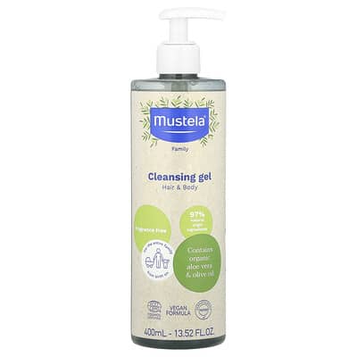 Family, Cleansing Gel, Hair & Body, Fragrance Free, 13.52 fl oz (400 ml)