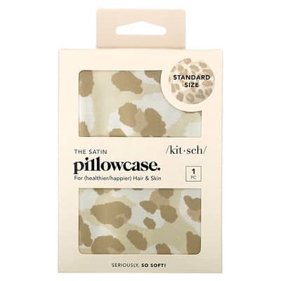The Satin Pillowcase, Standard Size, Leopard, 1 Pillowcase