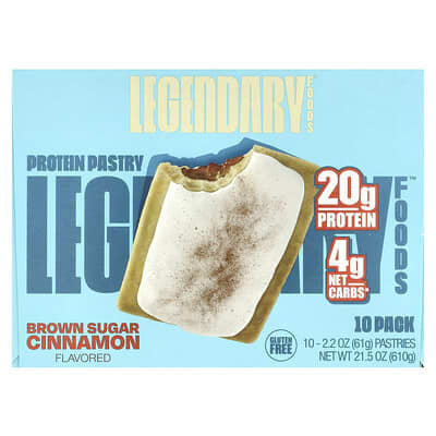 Protein Pastry, Brown Sugar Cinnamon, 10 Pack, 2.2 oz (61 g) Each