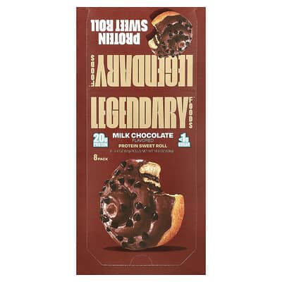 Protein Sweet Roll, Milk Chocolate, 8 Pack, 2.4 oz (67 g) Each