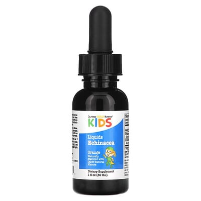 Liquid Echinacea For Children, No Alcohol, Natural Orange, 1 fl oz (30 ml)