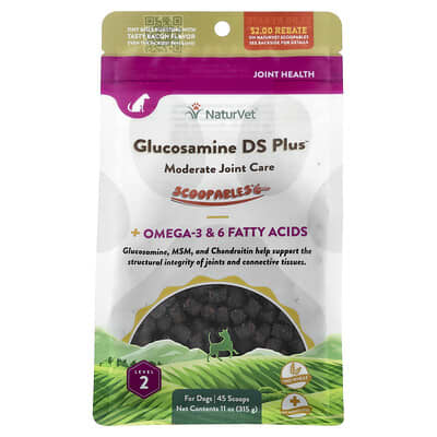 Scoopables, Glucosamine DS Plus™, Moderate Joint Care, For Dogs, Bacon, 11 oz (315 g)