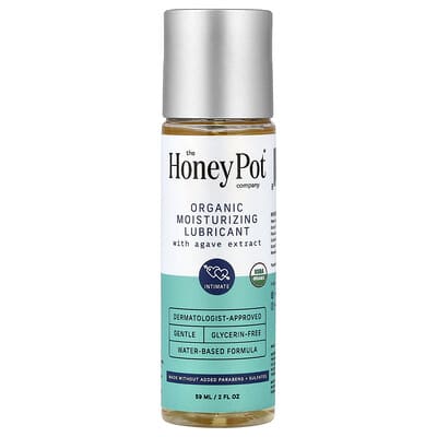 Organic Lubricant with Agave Extract, Moisturizing, 2 fl oz (59 ml)