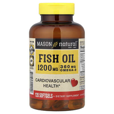 Fish Oil, 1,200 mg, 120 Softgels