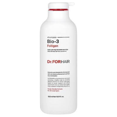 Dr.ForHair Шампунь Folligen Bio-3 16.91 fl oz (500 ml)