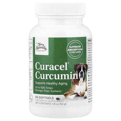 Curacel Curcumin®, For Dogs, 60 Softgels, 1.8 oz (52 g)
