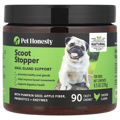 Scoot Stopper, For Dogs, Chicken, 90 Tasty Chews, 9.5 oz (270 g)