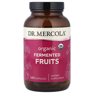Dr. Mercola Органические ферментированные фрукты, 180 капсул