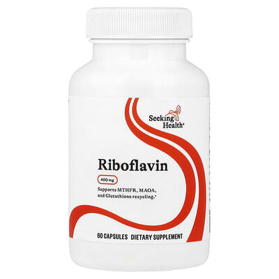 Riboflavin, 400 mg, 60 Capsules