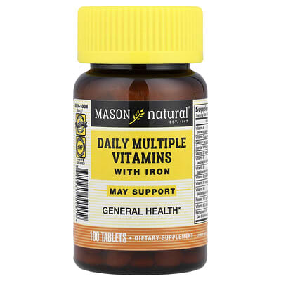 Mini Multi Vitamins with Iron, 100 Mini-Tablets