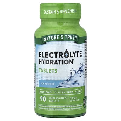 Электролиты Nature's Truth Electrolyte Hydration, без вкуса, 90 таблеток
