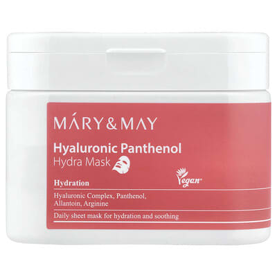 Hyaluronic Panthenol, Hydra Beauty Mask, 30 Sheets, 14.1 oz (400 g)