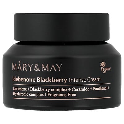 Idebenone Blackberry Intense Cream, Fragrance Free, 2.46 oz (70 g)