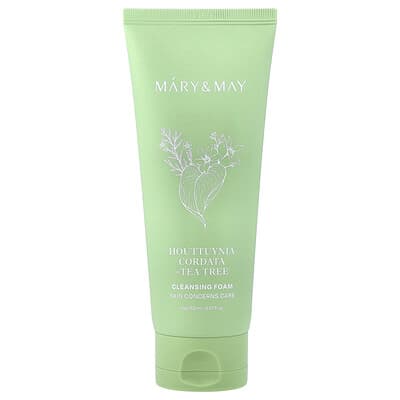 Houttuynia Cordata + Tea Tree Cleansing Foam, 5.07 fl oz (150 ml)