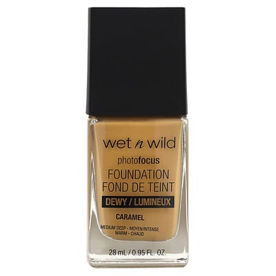PhotoFocus, Foundation, Dewy, 1111530 Caramel, 0.95 fl oz (28 ml)