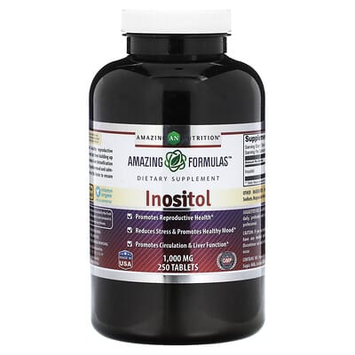 Inositol, 1,000 mg, 250 таблеток