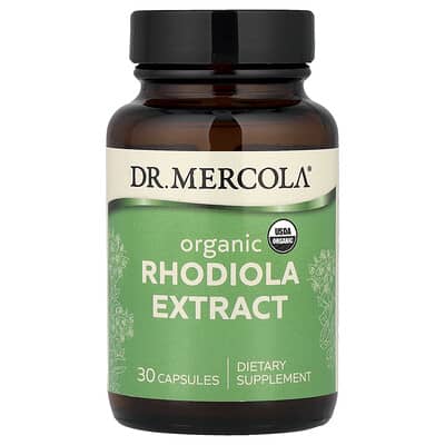 Экстракт органической родиолы Dr. Mercola Organic Rhodiola Extract, 30 Capsules (340 mg per Capsule)