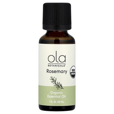 Organic Essential Oil, Rosemary , 1 fl oz (30 ml)