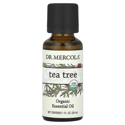 Dr. Mercola Органическое эфирное масло чайного дерева, 1 fl oz (30 ml)
