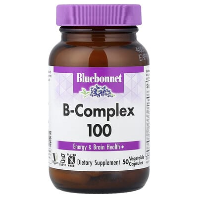 B-Complex 100, 50 растительных капсул