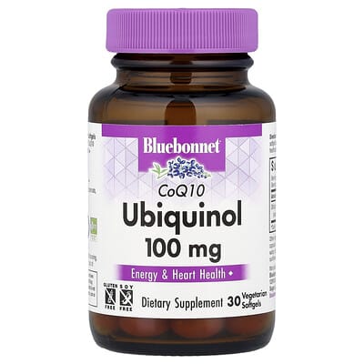 CoQ10 Ubiquinol, 100 mg, 30 Vegetarian Softgels