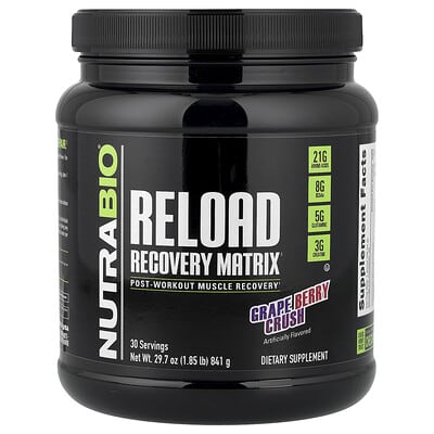 Восстанавливающий комплекс Reload Recovery Matrix, Grape Berry Crush, 1.85 lb (841 g)