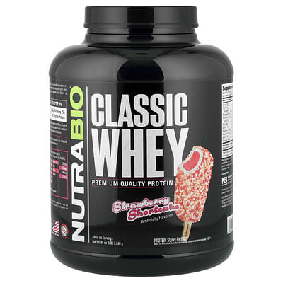Classic Whey Protein, Strawberry Shortcake, 5 lb (2,268 g)
