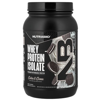 Whey Protein Isolate, Cookies & Cream, 2 lb (907 g)