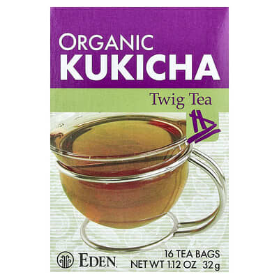 Eden Foods органический чай Kukicha Twig, 16 чайных пакетиков, 1.12 oz (32 g)