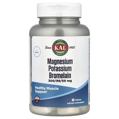 Magnesium Potassium Bromelain, 60 таблеток
