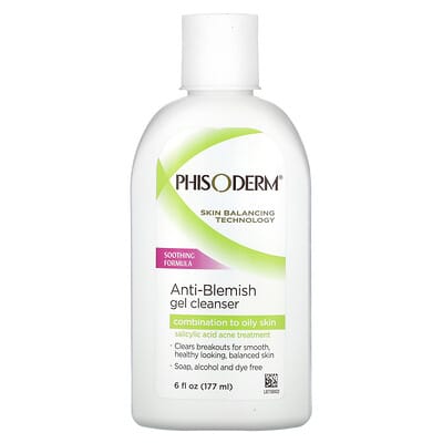 Anti-Blemish Gel Cleanser, 6 fl oz (177 ml)