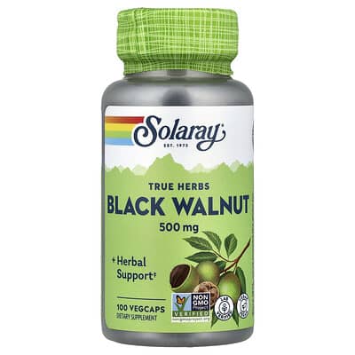 True Herbs, Black Walnut, 500 mg, 100 вегетарианских капсул