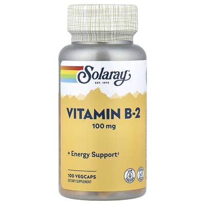 Vitamin B-2, 100 mg, 100 VegCaps