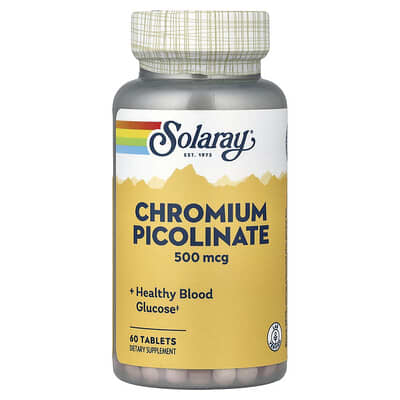 Chromium Picolinate, 500 mcg, 60 таблеток