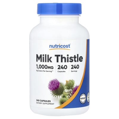 Milk Thistle, 240 Capsules (250 mg per Capsule)