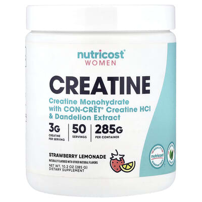 Nutricost Женский креатин, Strawberry Lemonade, 10.2 oz (285 g)