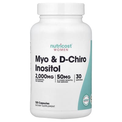 Women, Myo & D-Chiro Inositol, 120 Capsules
