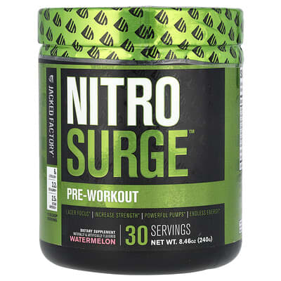 Спортивная добавка Nitro Surge™ Pre-Workout Watermelon, 8.46 oz (240 g)